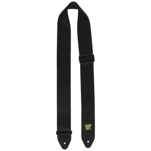 Genuine Ernie Ball 4139 Guitar Strap, Seatbelt Webbing Strap, Black