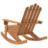 Vidaxl Fotel Bujany Adirondack, Lite Drewno Akacjowe
