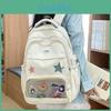 Starry Sky Transparent Backpack With Breathable Comfort For Middle School Students