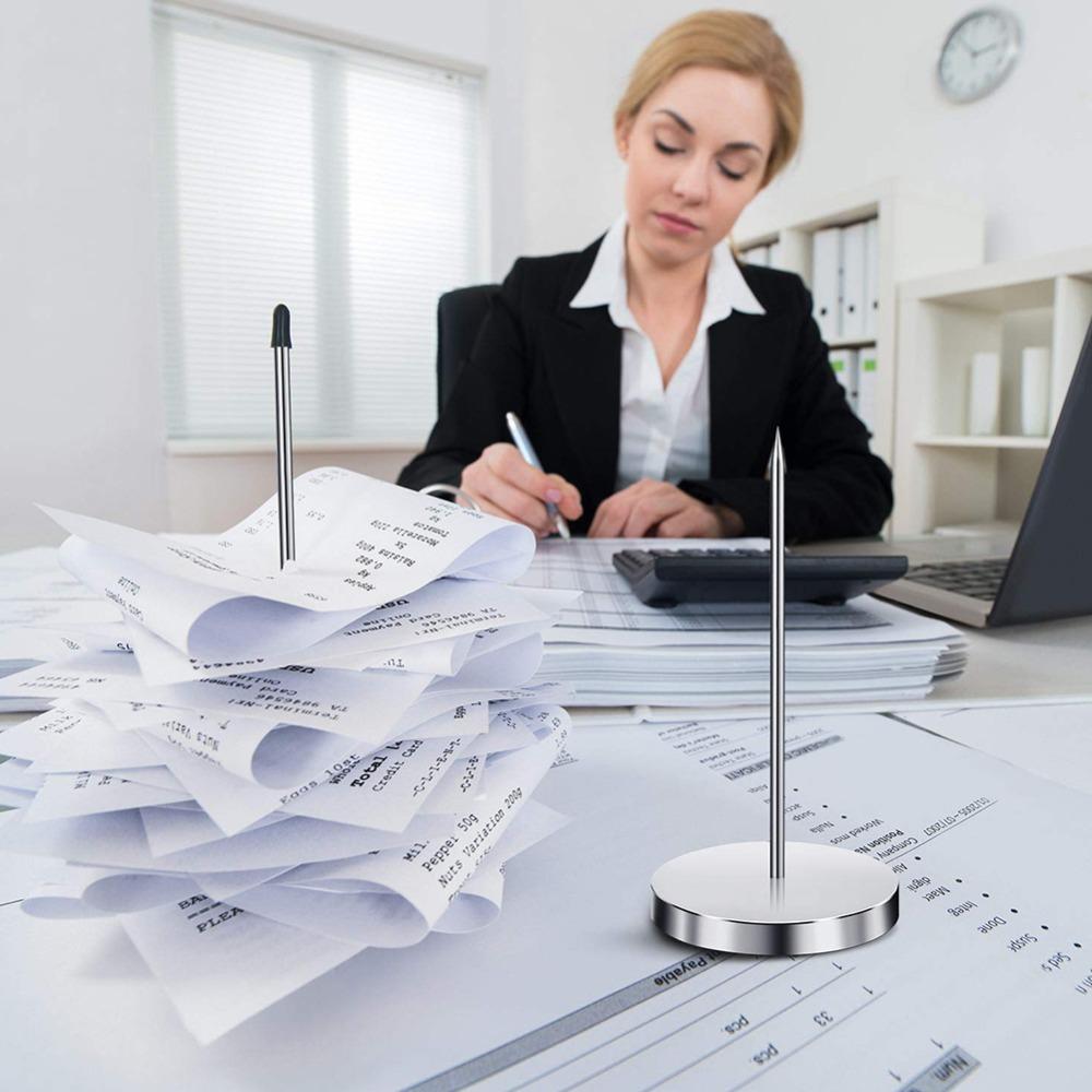 For Bill Receipt Note Office Desk Spike Stick Check Spindle Holders Memo Holder Stick Straight Rod