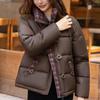 Fashion Woman Winter Coats Plus Size Elegant Loose Thick Warm Short Parkas Female Jacket