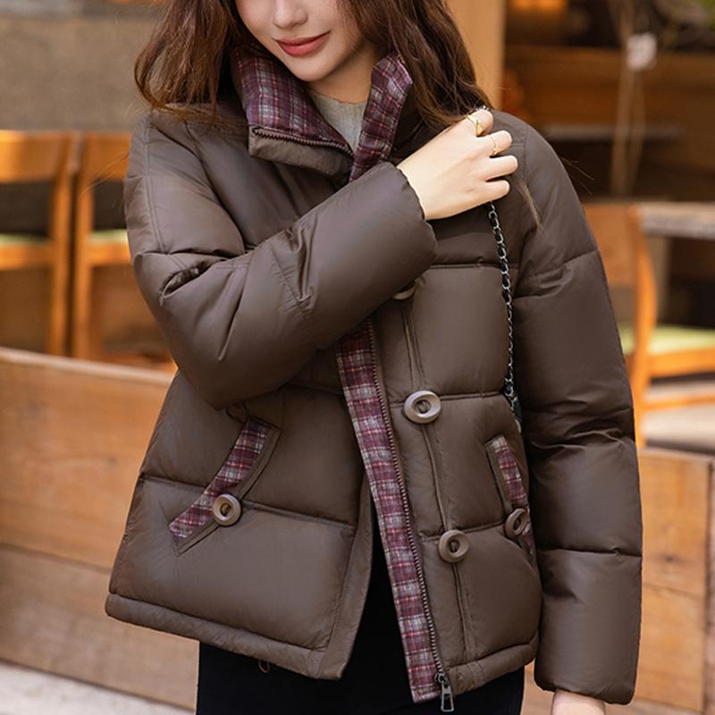 Модные женские зимние пальто больших размеров Элегантные свободные теплые короткие парки Женская куртка