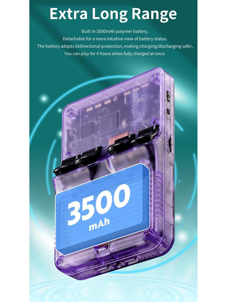 R36S Handheld Game Console: 3.5" HD Screen, Retro Classic Games, Portable Arcade, PSP-Style Design