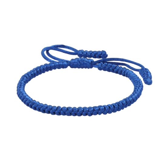 1/2/5/8/10 шт. Синие плетеные браслеты регулируемого размера, ручная работа, значимая связь, синие плетеные браслеты дружбы