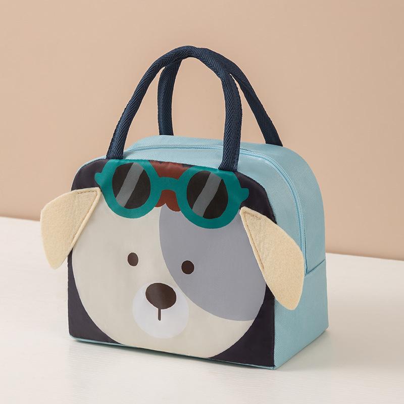 Cute Pet Cartoon Lunch Box Bag Children's Lunch Box Bag Lunch Box Bag Cute Lunch Box Bag Insulated Bag with Rice Bag