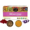 TEACURRY Calm Relax Chamomile Tea(1 Month Pack, 30 Tea Bags)-Helps With Anxiety, Stress And Depression-Tea For Calmness-Relax Chai,60 Grams