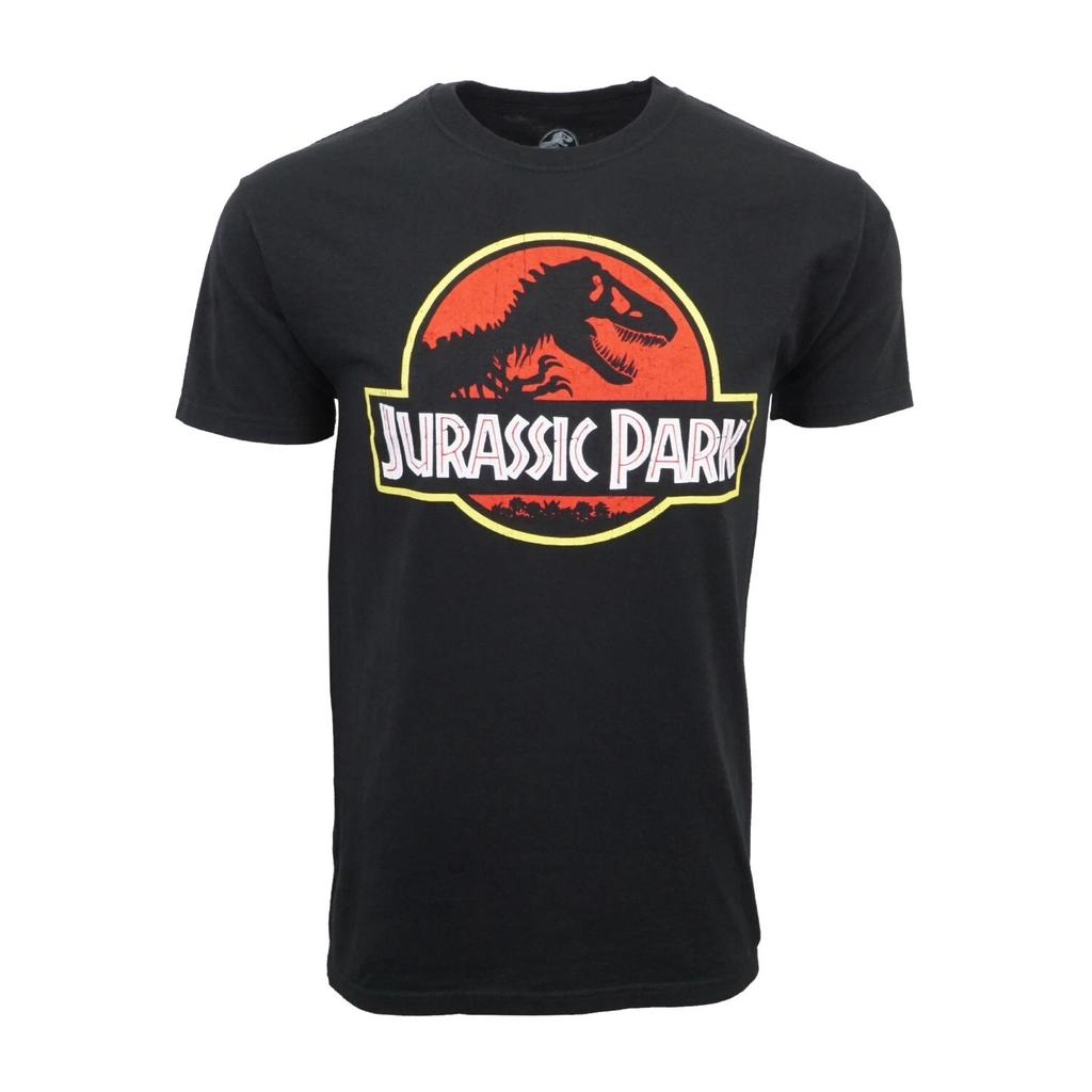 Unisex Adult Casual Movie Jurassic Park Movie Logo T shirt T-Shirt