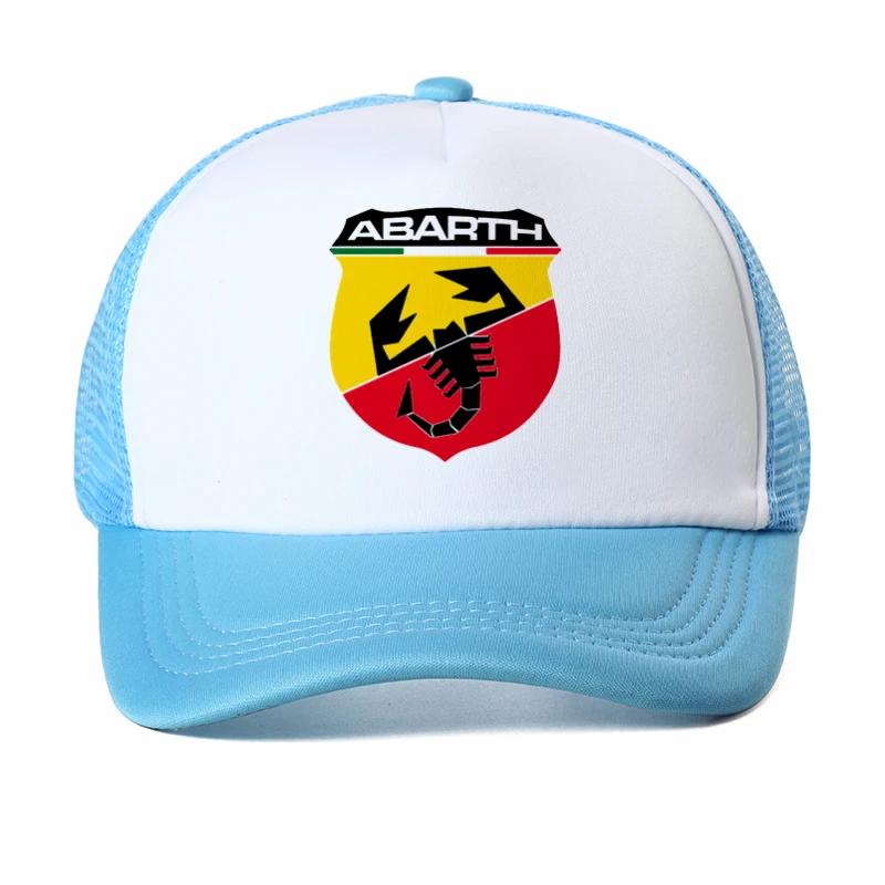 Abarth Scorpion Racing cap Unisex Women Trucker hat Classic Fashion Adjustable Baseball caps summer Mesh breathable cap Casquette