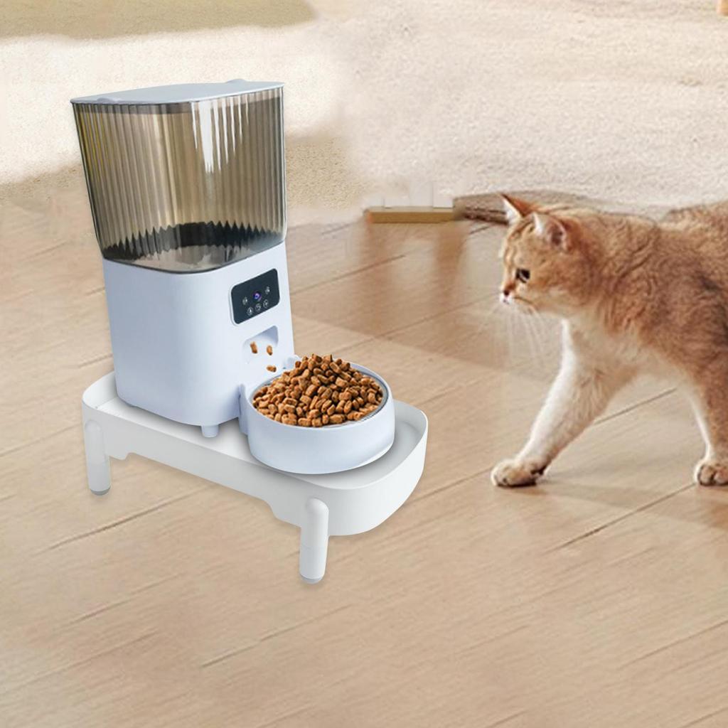 Подставка для кормушки для домашних животных Автоматическая подставка для кормушки Практичный простой дизайн Регулируемая полка-диспенсер для корма для собак Диспенсеры для воды