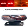 12V Motorcycle Rear Lights LED Motorcycle Brake Light ATV Tail Light Motorbike Stop Turn Signal Direction Indicator Blinker