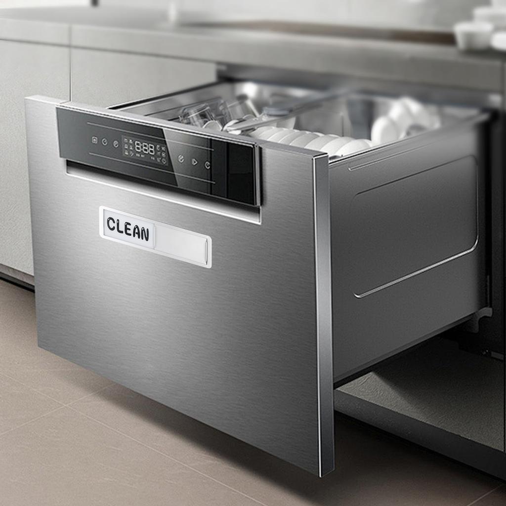 Magnetic Indicator Sign Clean Dirty Magnet Dishwasher Refrigerator Acrylic Sign for Hotel Room Door Decoration Kitchen Supplies