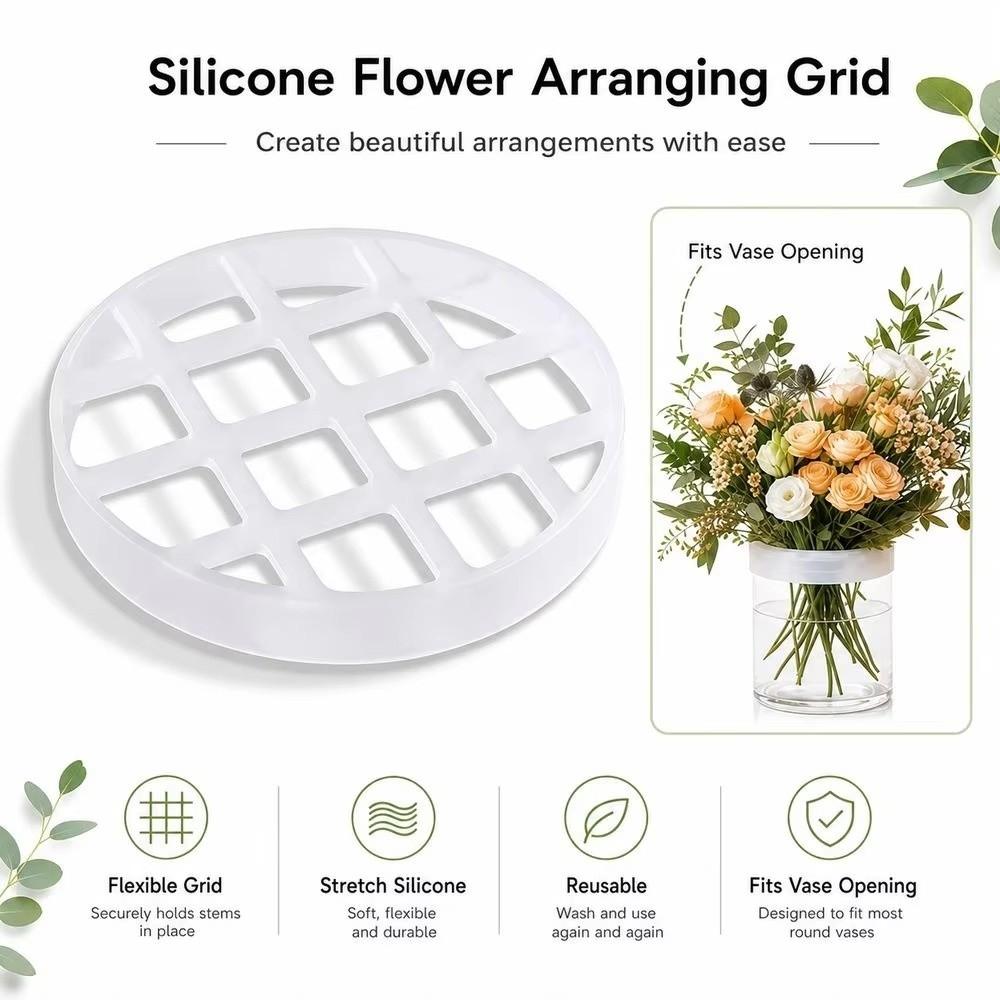 Washable Floral Stem Holder Reusable Flower Arranger Holder Flower Arrangement