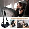 Airplane Footrest Adjustable Foot Rest Feet Hammock For Plane Train Office Home