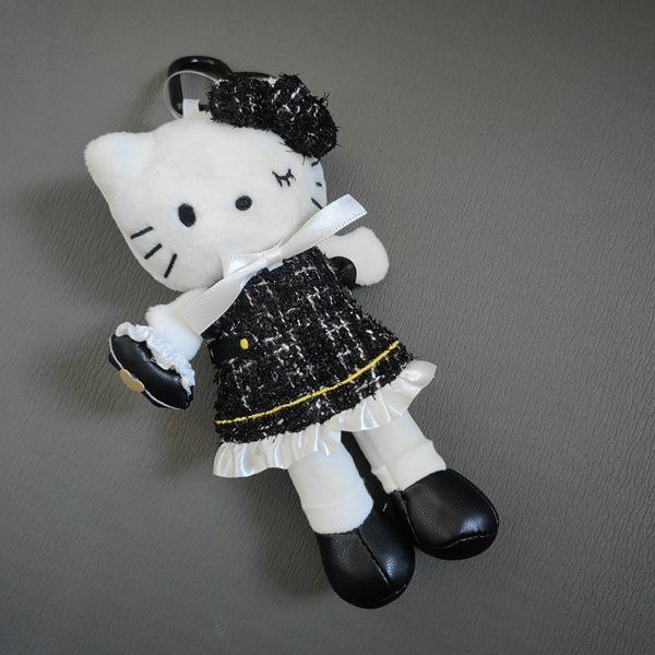 Серия Hello Kitty Kawaii Одежда Юбка Длинные Ноги Кот Китти Подвеска Плюшевая Игрушка Кукла Подвеска для Сумки Брелок Кукла Подарок