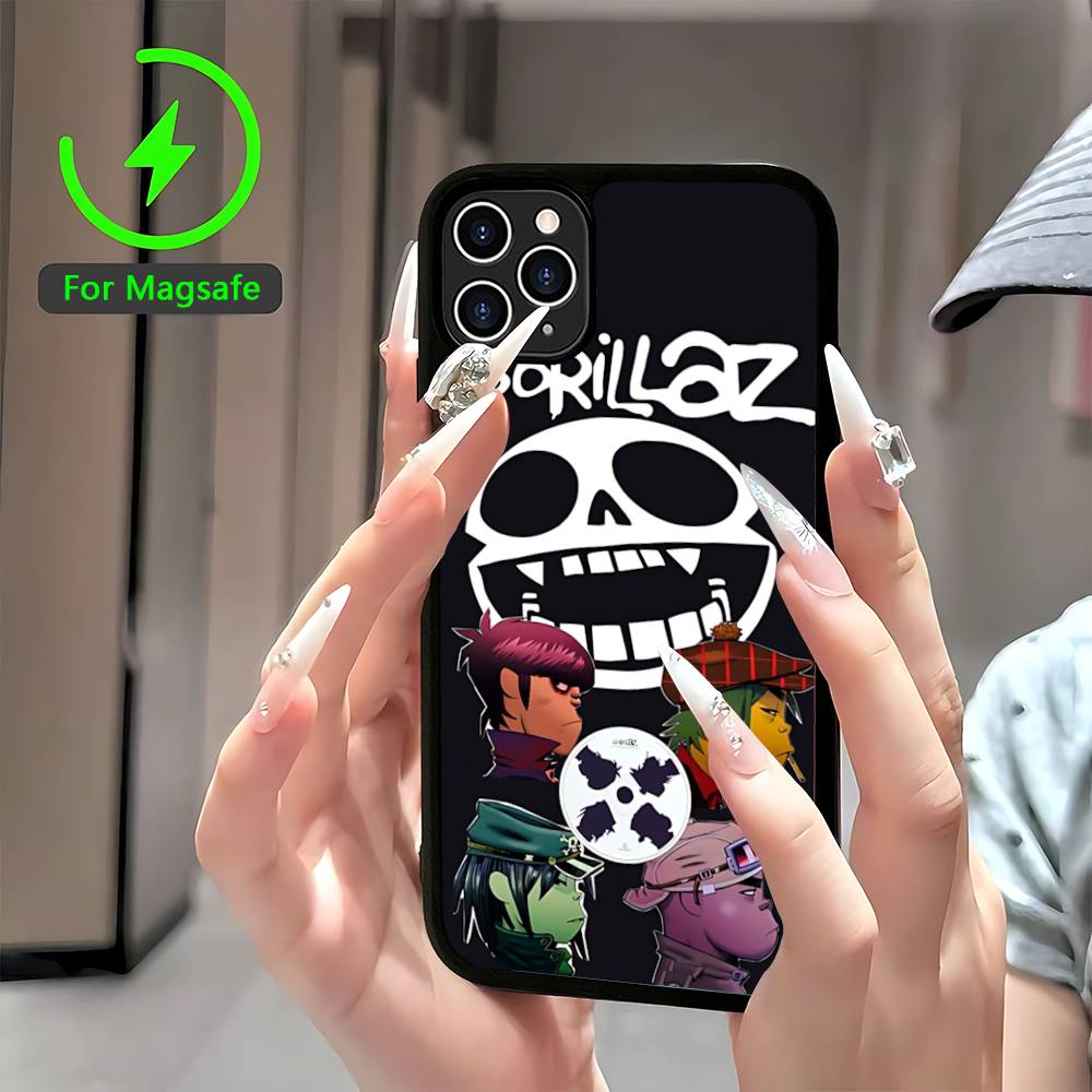 Art Pop Band G-gorillazS Music For Magsafe Magnetic Phone Case For IPhone 17 16 Pro Max 15 Plus 14 13 12 11 Cover