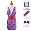 Uji Tengen Cosplay Costume Outfits from Demon Slayer Suma Hinatsuru Makio Sleeveless Kimono Dress Bow Belt Uniform for Women Girls Clothing Carnival