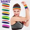 Women Yoga Hair Bands Cycling Sweatband Head Sweat Bands Fitness Running Headband Sweat Headband