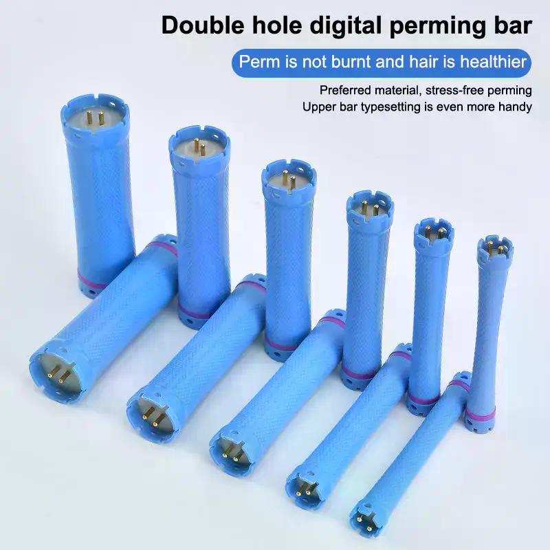 125mm 24V Digital Hair Hot Perm Rods Wavy Hair Maker Electric Heated Curlers Bars Rollers Hair Salon Barber Curling Spiral Hair