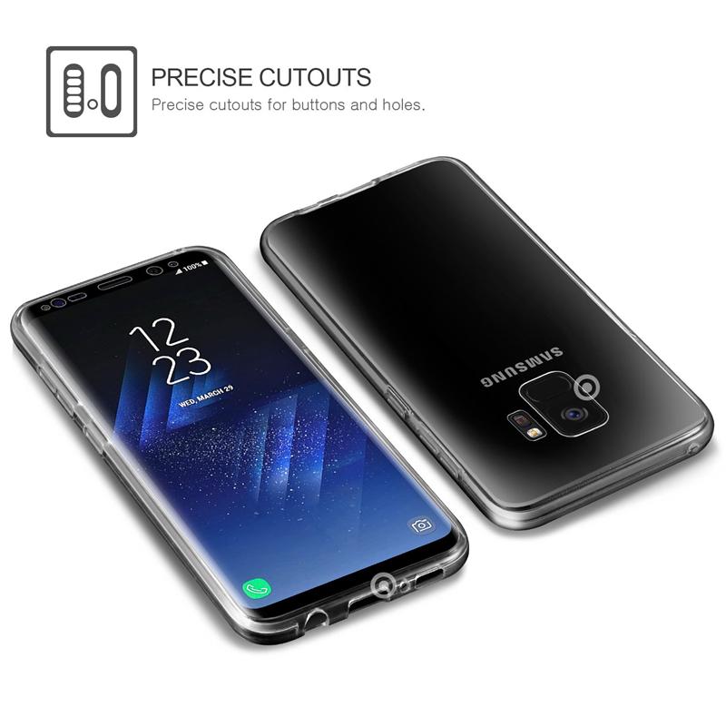Double Silicone Case For Samsung Galaxy A10 A30 A50 A70 A6 A7 A8 A9 J3 J4 J5 J6 J7 J8 S8 S9 S10 Plus