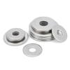180/360/580Pcs 304 Stainless Steel Flat Washer Assortment Kit Plain Washer Oring Gasket Ring Set For Sump Plugs