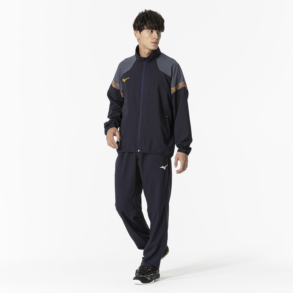 Tennis Badminton Training Cross Jacket Dynamotion Fit Jersey Unisex 62JCB010 Deep Navy L [Mizuno]