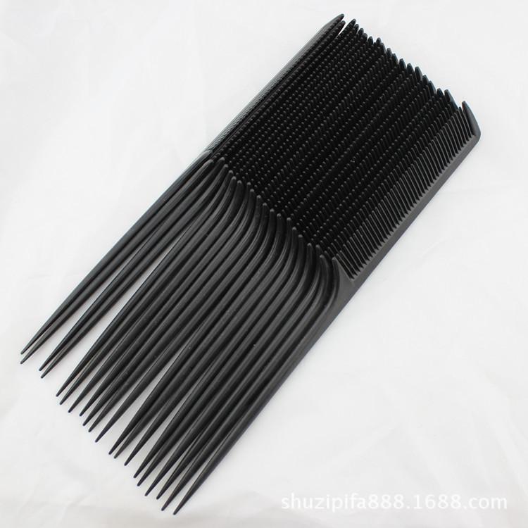 10 шт. портативная расческа для волос случайного цвета, салонная щетка для укладки, парикмахерский хвост, пластиковый набор расчесок с тонкой и длинной ручкой