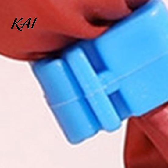 Balloon Flower Clips 100Pcs Knot Tying Tool, Plastic Clip Sealer for Party Arch Accessories Decor, Quick Seal Fastener Wedding Birthday, Reusable