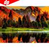 Diamond Embroidery Landscape Mountain Sunset Full Round 5D DIY Diamond Painting