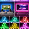 Music Sync RGB LED Strip Light SMD 5050 5V 30LEDs/m 20keys Remote USB Smart Game Rhythm TV Backlight Lamp,New Year Home Decoration