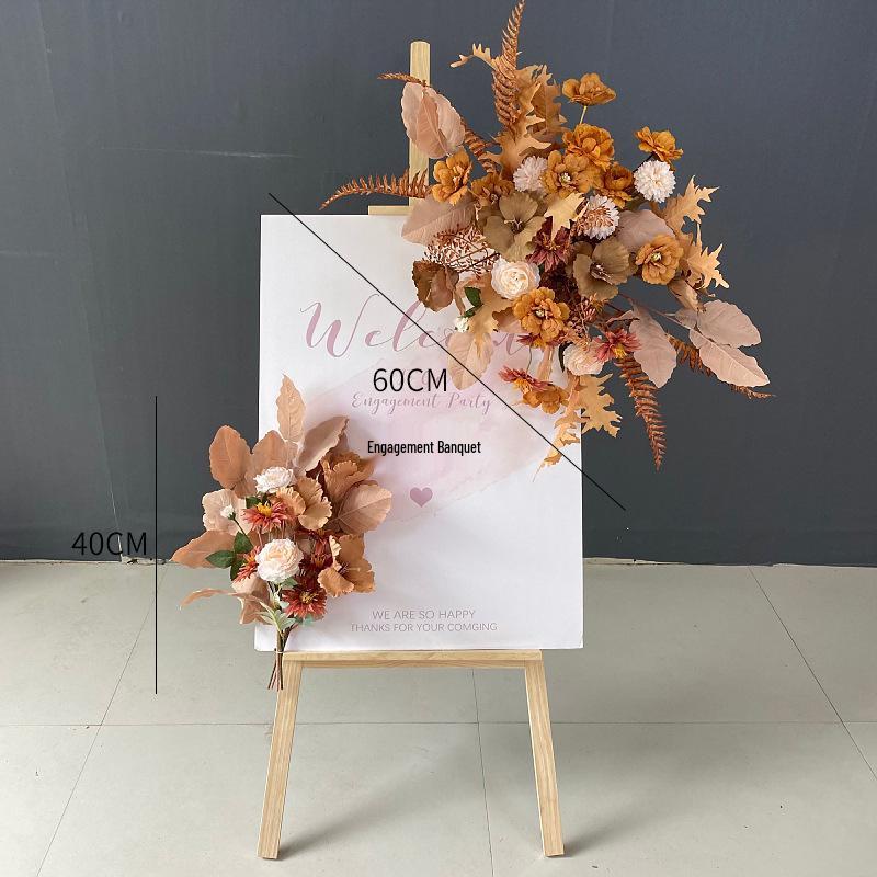 Искусственный Цветочный Декор для Свадебного Места Проведения: для Дорожки, Сцены и Банкетного Зала