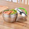 Double Layer Stainless Steel Thermal Lunch Box Anti-scalding Insulation Bowl  Picnic