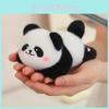 Plush Spinning Panda Keychain Backpack Charm Couples Gift Short Plush Decor