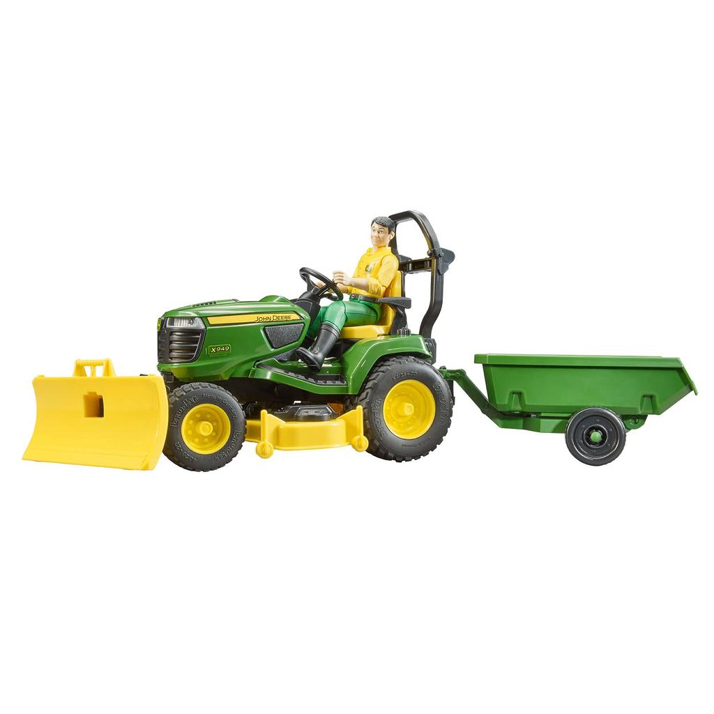Bruder John Deere Lawn Mower BR62104 (with Figure)