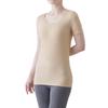 Belle Maison Sleeve Cotton Blend Warm Inner Sand Size S Women's Three-Quarter Shirt, Hotcot, Beige,