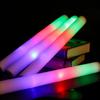 10 шт., светодиодные светящиеся палочки, объемные красочные RGB светящиеся пенопластовые палочки, трубка приветствия, темный свет для Рождества, дня рождения, свадьбы, вечеринки