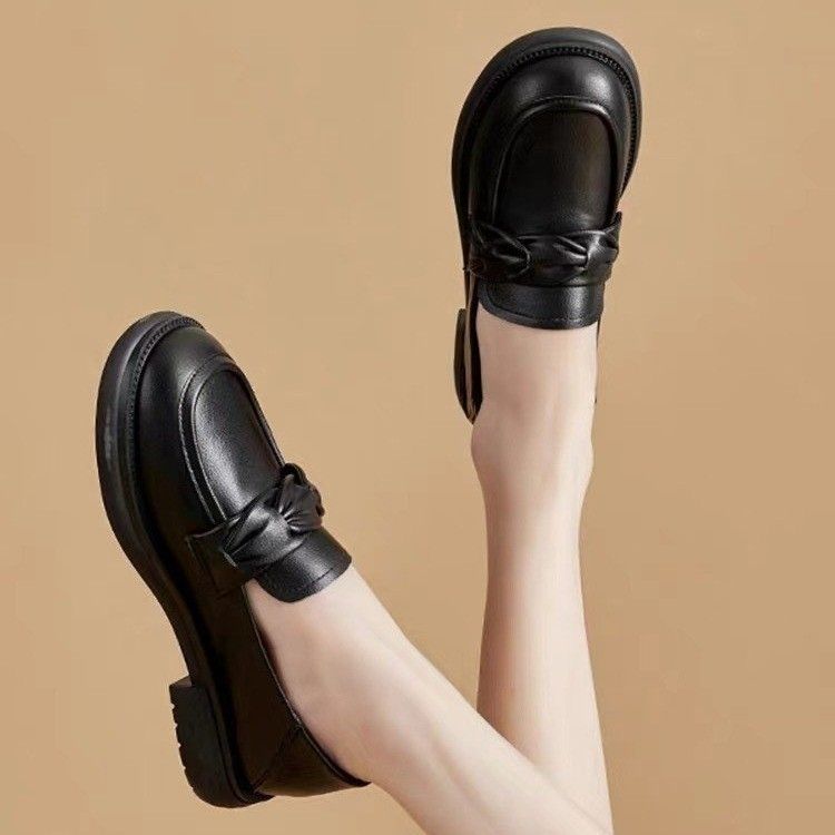 Модная женская летняя обувь на низком каблуке, элегантные квадратные туфли-лоферы для женщин 2024 года, обычная кожа, повседневная, удобная, без застежек EA