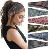 Boho Headbands for Women Fashion Headband Yoga Workout Head Bands Hair Accessories Non Slip Band Sport Headwrap Running Elastic Hairbands