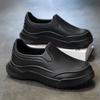 Fashion Men's Flat Bottomed EVA Indoor Kitchen Anti Slip Soft Sole Anti Oil Comfortable Work Sneakers Outdoor Waterproof Fishing Shoes