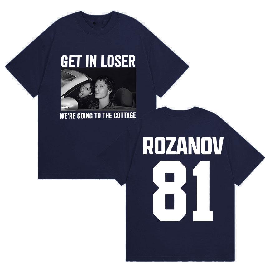 2026 New Get in Loser Were Going To The Cottage Graphic TShirt Heated Rivalry Ilya Rozanov Hollanov 81 Vintage T Shirts Mens