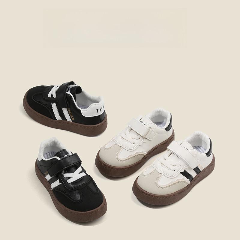 2025 Детская немецкая нескользящая спортивная обувь: Весенне-осенняя коллекция — белые кроссовки с мягкой подошвой для мальчиков и девочек