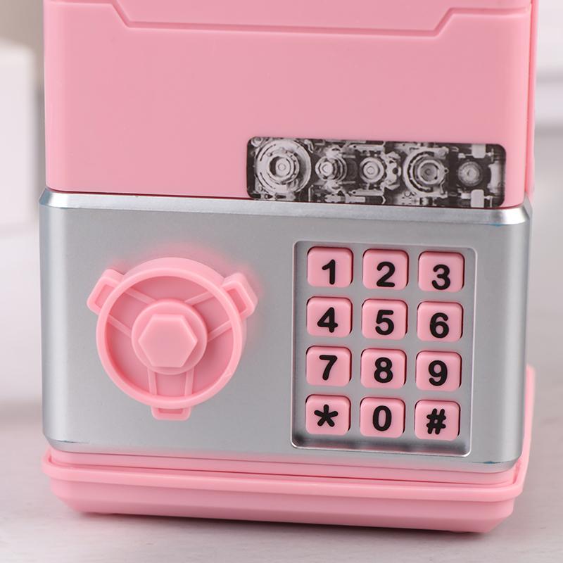 Kids Money Bank Password Piggy Bank Mini Atm Cash Coin Money Box For Kids Birthday Toy