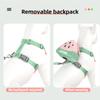 Cute Fruit Backpack Pet Chest Strap Set,anti Slip Soft Breathable Pet Chest Strap Traction Rope,dog Cat Pet Backpack Chest Strap