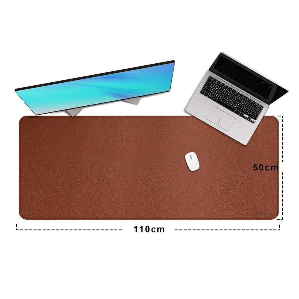 Коврик для мыши ZORESYN XXL Large Mouse Pad x PU Leather Extended Large Gaming Mouse Pad Base и Waterproof Desktop Keyboard Extended Mouse Pad (110 50см) -