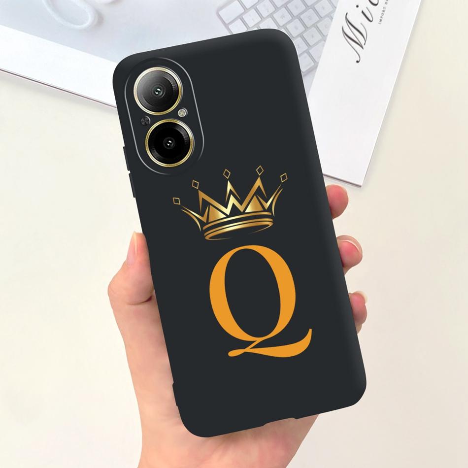 Модный Чехол-Буквы Для Realme C67 4G Мягкий Силиконовый TPU Защитный Чехол Для RealmeC67 C 67 4G RMX3890 Чехлы Для Телефона
