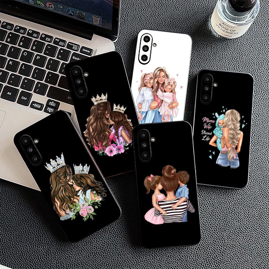 Casing Phone Cover for Xiaomi Redmi Note 14 13 Pro Plus ProPlus 14C 13c Pro+ 5G Case Woman Baby Girl Mom Family Boy