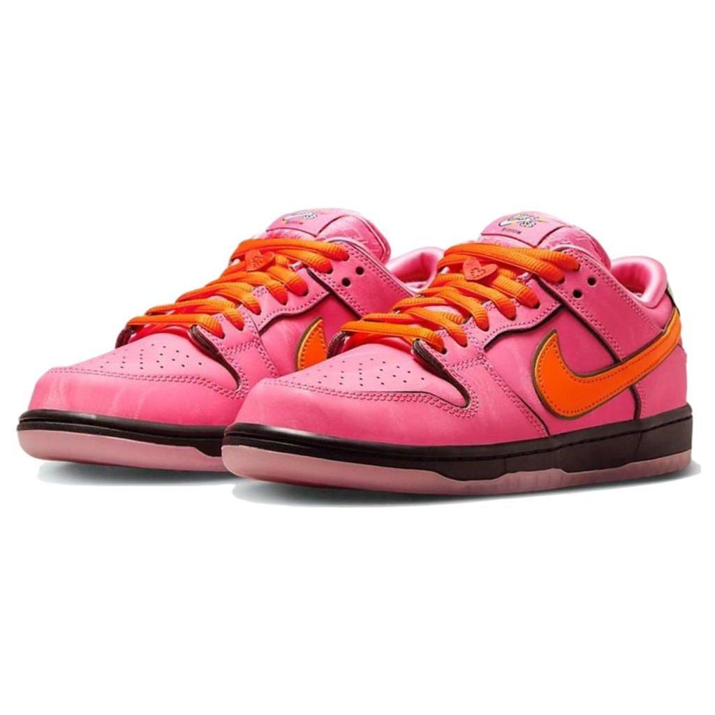 The Powerpuff Girls x Nike Dunk Low Pro SB QS Blossom Унисекс Кроссовки Розовый Лотос-Розовый Цифровой-Розовый FD2631-600