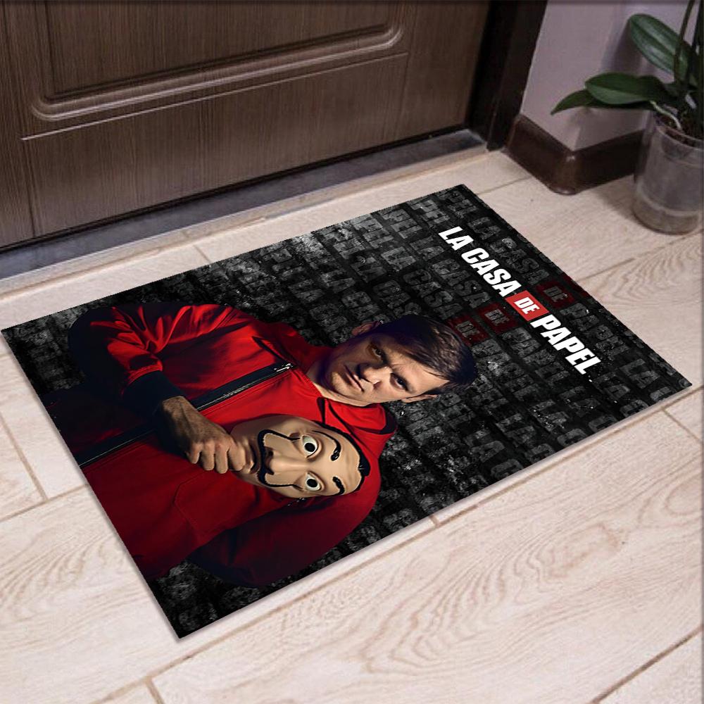 La Casa De Papel Printed Carpet Rug for Office Chair Living Room Bedroom Kitchen Room Decor Gifts