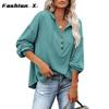 Europe and The United States Women's Sweater Fall and Winter Casual Loose Solid Color Hoodie Sweater