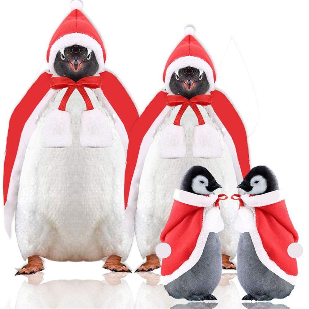 Warm Cat Clothes Red Hat Dressing Up Dog Cosplay Costume Pet Clothes Cat Cloak Dog Cape Cat Costume