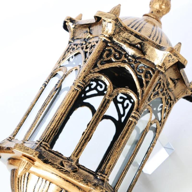 Водонепроницаемый антикоррозийный E27 настенный светильник садовый бра для ворот двор коридор вилла бра жилой балкон освещение